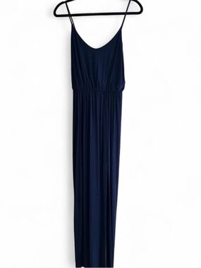 Lulu's Navy Spaghetti‑Strap Maxi Dress